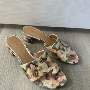 Donald J. Pliner Floral Heel Sandals
